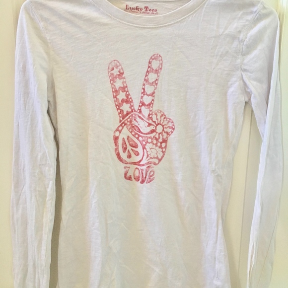 Lucky Brand Tops - Lucky Brand Long Sleeved Peace T-shirt